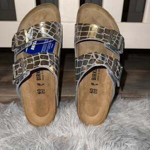 Birkenstock Arizona Gator Gleam Sandals